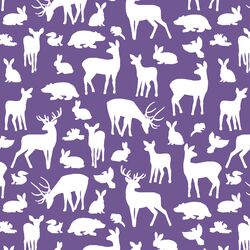 Forest Friends in Ultra Violet