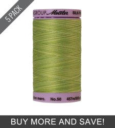 Little Spouts (9085-9817) - Silk Finish Cotton Multi 50wt - 500 Yards (5 Pack)