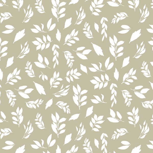 Leaves in Taupe