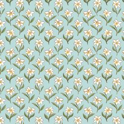 Lily in Aqua Blue