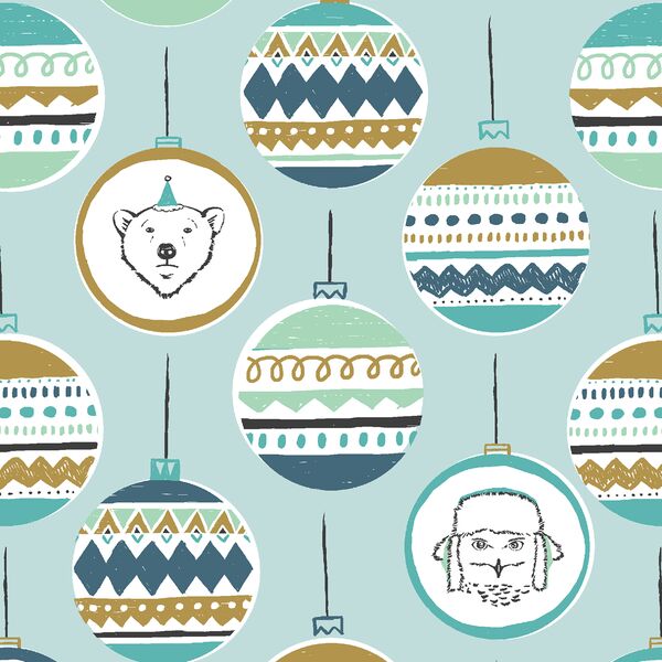 Baubles in Glacier Blue