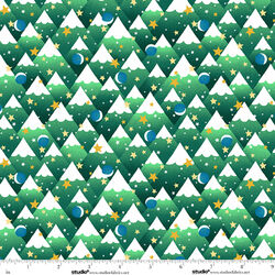 Mini Mountains in Alpine Green