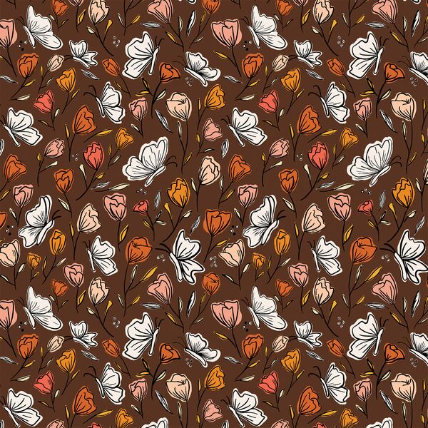 Small Butterfly Dreams in Mahogany