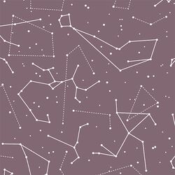 Star Charts in Mulberry