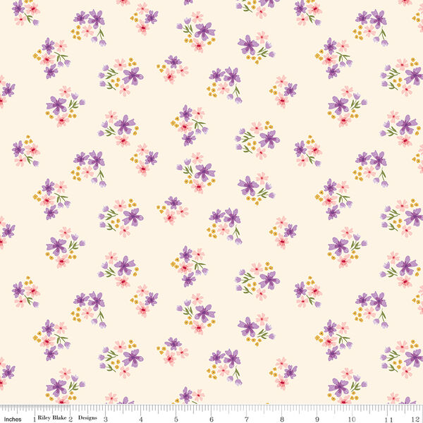 Floral in Cream