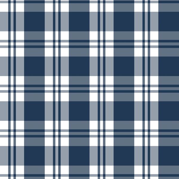 Spring Plaid in Navy