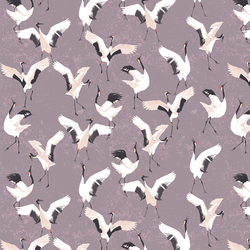 Dancing Cranes in Mineral