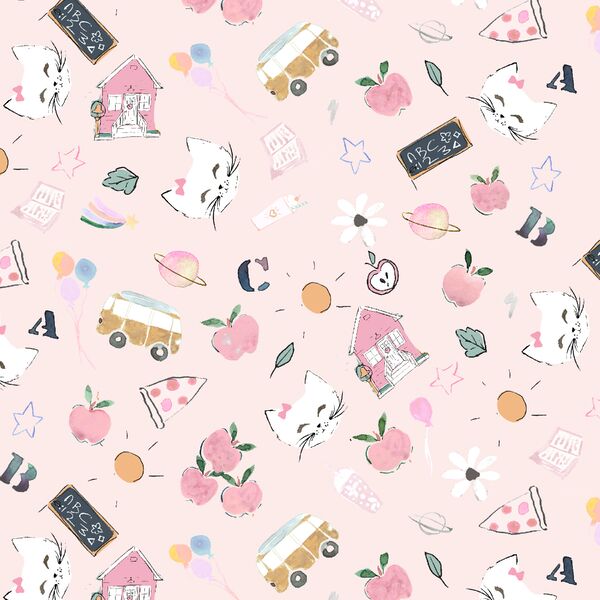 Kitty School in Soft Pink