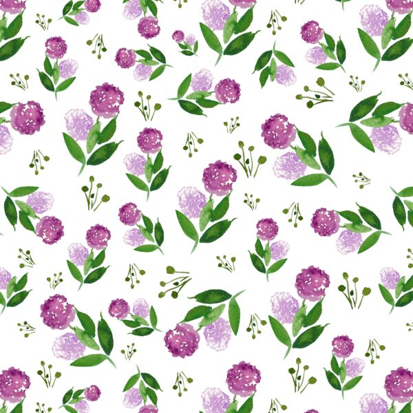 Lilacs in Violet