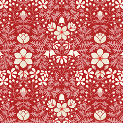 Holiday Bells in Cranberry Red