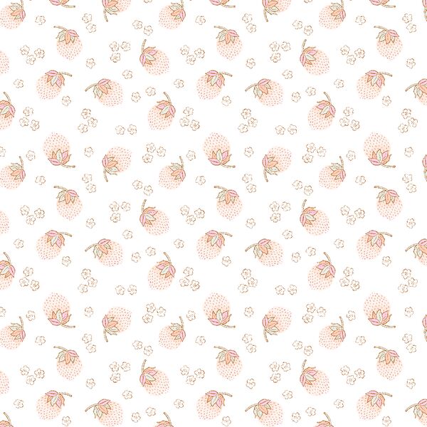 Pineberries in White