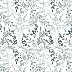 Small Willow Vines in Dusty Teal