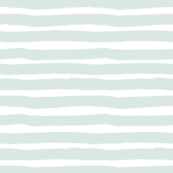 Large Painted Stripe in Iced Aqua