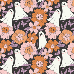 Ghostly Floral in Night
