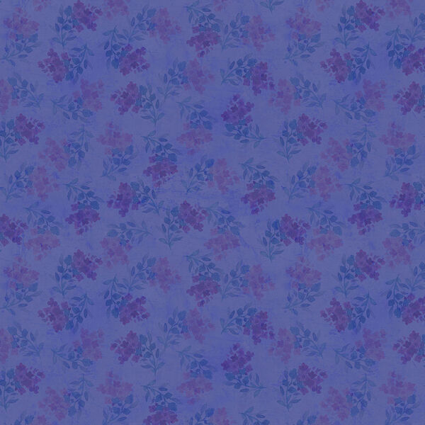 Flower Stamps in Purple