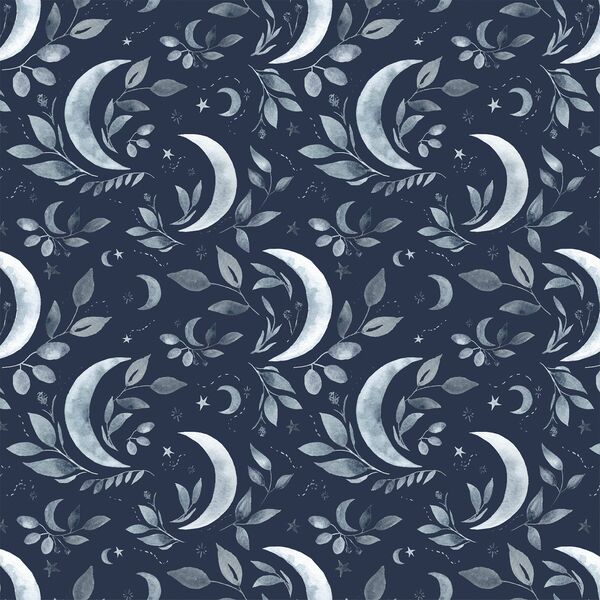 Luna Floral in Midnight Navy