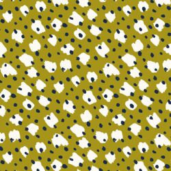 Large Serpentine Dot in Citron Green