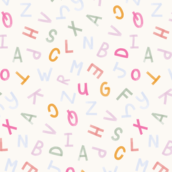 Large Alphabet in Garden
