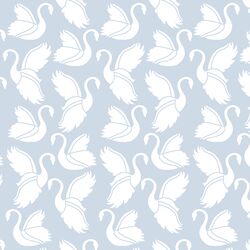 Swan Silhouette in Cirrus