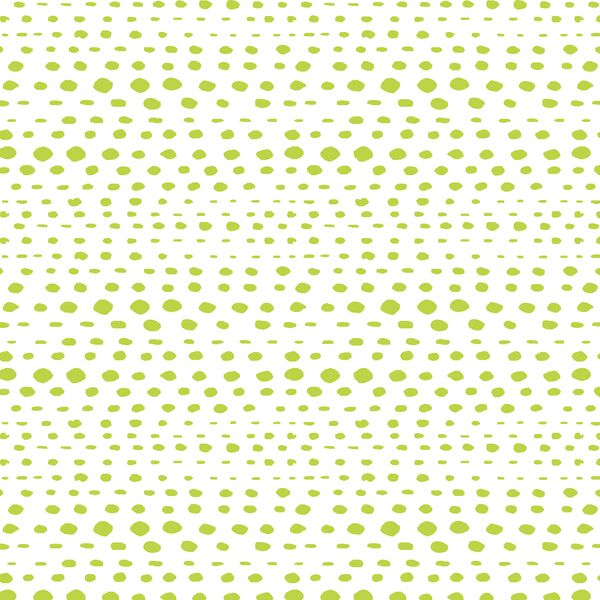 Little Skipping Stones in Lime on White