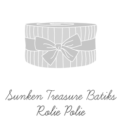 Expressions Batiks 2.5" Strip Roll in Sunken Treasure