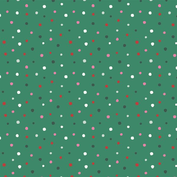 Snow Dot in Crisp Green