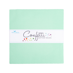 Confetti Cotton 10" Square Pack in Sweet Mint