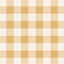 Gingham in Soft Honey