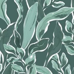 Large Painted Foliage in Lush
