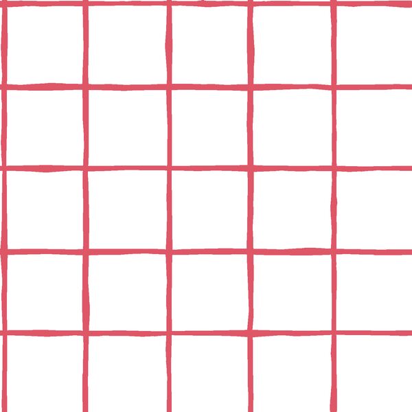 Windowpane in Passion on White