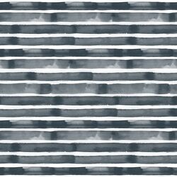 Watercolor Stripe in Navy