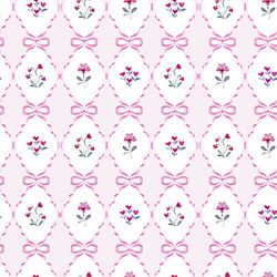 Valentine Trellis Bitty in Rose Pink