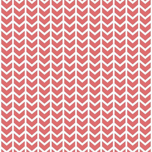 Broken Chevron in Poppy