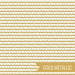 Rickrack in Cream and Gold Metallic
