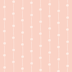 Meadow Stripe in Pale Peach