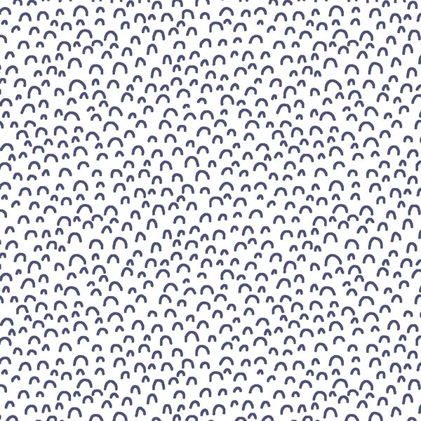 Doodle in Indigo on White