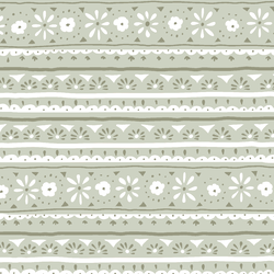 Folk Stripe in Light Sage