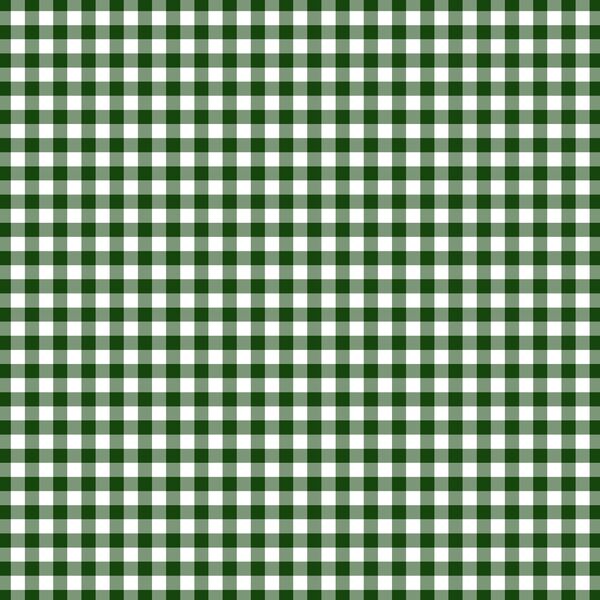 Little Gingham Check in Green Leaves