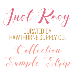 Just Rosy Sample Strip