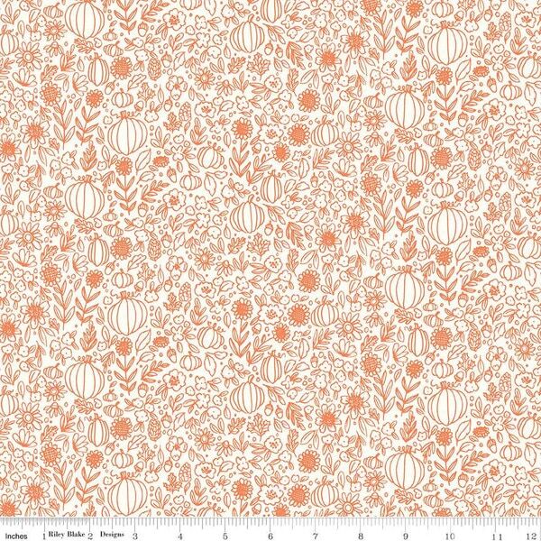 Floral Outline in Cloud