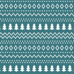 Winter Sweater in Ocean Blue