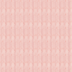 Little Pinstripe in Red on Alabaster