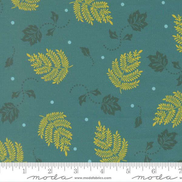 Paisley Leaf in Lagoon