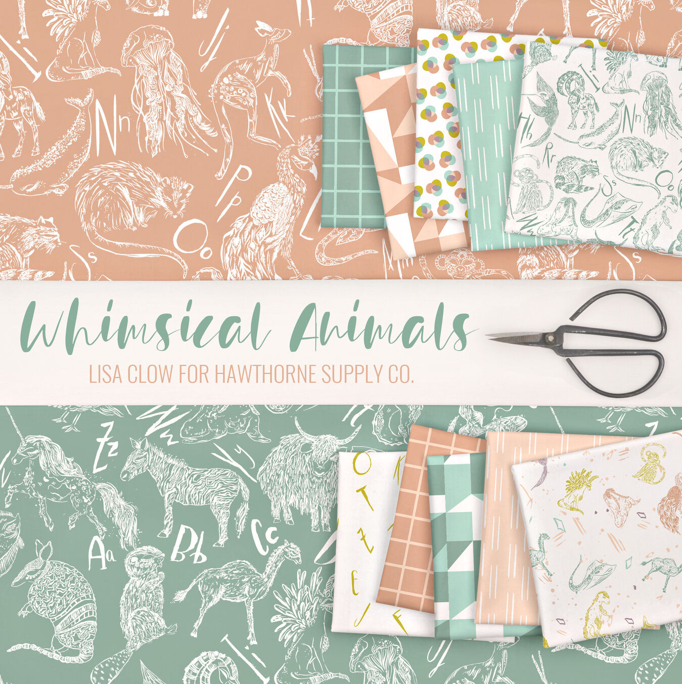 Whimsical Animals Poster Image