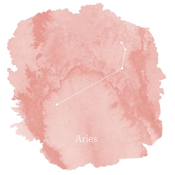 Aries Sign Panel in Tulip