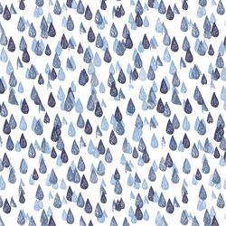 Raindrops in Indigo
