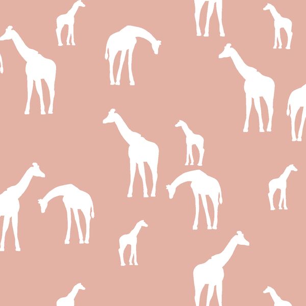 Giraffe Silhouette in Quartz