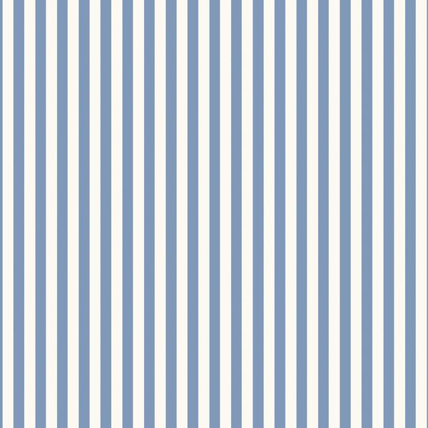 Vertical Spring Stripe in Bluebell
