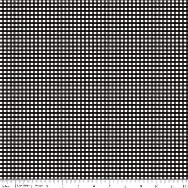 1/8" Gingham in Black