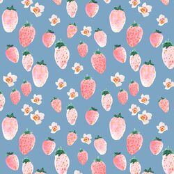 Strawberry Blossom in Blue Sky